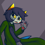  blood claw_gloves nepeta_leijon no_hat orznipotent solo 