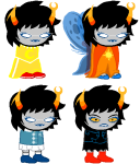  2025 aranea_serket dancestors dream_ghost dreamself frigiddoctoratus fullres godtier jaggy_lines light_aspect mindfang_dress multiple_personas native_source no_glasses solo sprite_mode sufferer_necklace sylph transparent winter_dress 