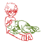  2012 cat_hat fullres karkat_vantas katnep lying nepeta_leijon rainbowchibbit redrom shipping sitting sketch sleeping smiling_karkat starter_outfit 