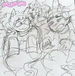  2026 chickdinners fefetasprite fullres gcatavrosprite grayscale image_manipulation monochrome pencil sketch sprite sweat text word_balloon 