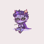  2020 blush chibi crying eridan_ampora fullres sitting solo starter_outfit text zzoupz 