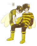  bee_outfit bees blood captors dancestors dream_ghost mind_honey mituna_captor sollux_captor sumssang 