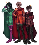  2024 arms_crossed blood_aspect body_modification dancestors dave_strider fashion fullres godtier karkat_vantas knight latula_pyrope medieval military_uniform mind_aspect nekromeowncer time_aspect 