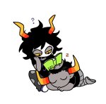 2025 ? artificial_limb book fullres gamzee_makara pbj redrom robolegs shipping sitting sleeping starter_outfit tavros_nitram text tiniming66