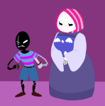2015 agpicklefeet artificial_limb crossover fullres jack_noir knife ms_paint no_hat paint_it_black redrom scars shipping spades_slick undertale