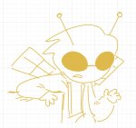  2026 brainchumps casual dave_strider fullres lineart monochrome sketch solo 