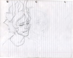  gamzee_makara grayscale headshot pencil sketch solo toastyhat 