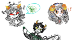  ! 2026 animals aradia_megido art_dump blush chainsaw falsetune fullres headshot kanaya_maryam psionics rainbow_drinker scribble_mode terezi_pyrope word_balloon 