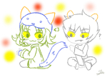 2013 ? cat_hat fullres heart karkat_vantas lineart lunaticjin nepeta_leijon redrom shipping sitting starter_outfit