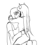  dave_strider dogtier godtier grayscale hug jade_harley knight lineart redrom shipping space_aspect spacetime t1mco time_aspect witch 