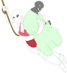  2014 barefoot carrying eyepatch fullres jack_noir midair ms_paint no_hat spades_slick strawbkiwijuice undergarments 