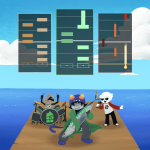  10k_member_celebration_event 2025 animals cat_hat clouds crossover dave_strider deltarune fish fullres gardizzy instrument mayor_sash microphone nepeta_leijon ocean red_baseball_tee sitting starter_outfit text wayward_vagabond wv 