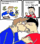  2025 animals blood blush comic facial_hair fullres hella_jeff hella_sweet kiss ponypaltrail redrom shipping starter_outfit sweet_bro sweet_bro_and_hella_jeff text 