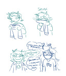  2025 blush bonkers-behavior clothingswap fullres lineart monochrome redrom scourge_sisters shipping starter_outfit terezi_pyrope text thought_balloon vriska_serket 