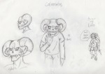  2012 apricots-from-nara fanoffspring fullres godtier grayscale headshot life_aspect pencil prince profile sketch solo text timely_mistress word_balloon 