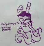  2026 animal_ears breath_aspect fansprite fullres fusion godtier heir homestuck:_beyond_canon john_egbert lineart liv_tyler meat_timeline monochrome rule63 scoundrellyfeline solo sprite text 