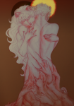 2016 alisonnyash ancestors back_angle first_ship fullres hug monochrome nudity redrom scars shipping the_disciple the_sufferer