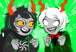  2015 callie_ohpeee calliope dogtier fullres godtier jade's_trollsona jade_harley panel_redraw solo space_aspect witch xamag 