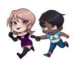  2018 casual_heiress_ensemble foxy_kittyknit_dress fullres holding_hands jane_crocker roxy_lalonde sickarknife transparent 