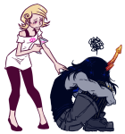  alcohol bromance cocktail_glass equius_zahhak roxy_lalonde spiked_punch starter_outfit syblatortue transparent 