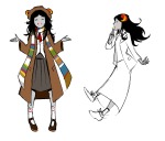 aradia_megido art_dump cosplay crossover doctor_who lineart solo t1mco