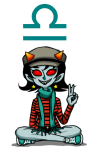  2011 body_modification fashion fullres hat madammonkey no_glasses sitting solo terezi_pyrope zodiac_symbol 
