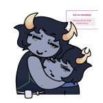  2026 candy_timeline fashionista_rebel_uniform fullres homestuck:_beyond_canon hug kanaya_maryam maekammy starter_outfit text vriska_maryam-lalonde 