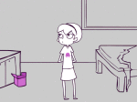  animated niftey panel_redraw rose_lalonde solo starter_outfit 