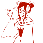  2026 damara_megido dancestors fashion fullres ham0naa japanese_clothes lineart monochrome smoking solo 