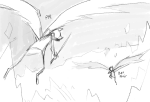 2016 amputation bec_noir fullres grayscale jack_noir midair paperseverywhere pm prospitian_monarch sketch sovereign_slayer sword text