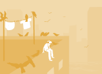 2025 city crows daily dave_strider fullres hamsterdads headphones jaggy_lines limited_palette request silhouette sitting solo starter_outfit