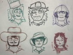 2026 20sstuck aradia_megido casual facial_hair fashion freckles fullres gamzee_makara hat headshot humanized kanaya_maryam karkat_vantas lineart native_source no_glasses scoundrellyfeline sufferer_necklace tavros_nitram terezi_pyrope text
