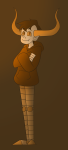  arms_crossed artificial_limb janey limited_palette solo tavros_nitram 