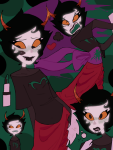 2023 blood blush chainsaw clubs flutterfan2007 fullres gash_sash heart kanaya_maryam lipstick_stains lipstick_tube rainbow_drinker solo starter_outfit weapon