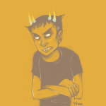  arms_crossed limited_palette no_glasses request sollux_captor solo youdidnotseeme 