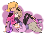  frostbackcat hug incest inexact_source lalondecest redrom rose_lalonde roxy_lalonde shipping wizardship 