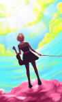  back_angle fashion formal huge instrument land_of_light_and_rain rose_lalonde saa solo 