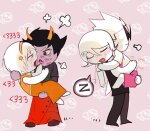  2023 blush carrying darkredrice dirk_strider fullres kanaya_maryam lipstick_stains neorails nsfw_source palerom redrom rose_lalonde rosemary roxy_lalonde shipping sleeping starter_outfit sweat word_balloon 