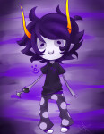 2012 chibi emoticon fullres gamzee_makara life-writer rubber_horn solo starter_outfit