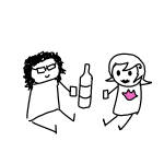  alcohol anonymous_artist fankid roxy_lalonde 