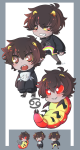  2012 ageswap chibi crabdad fullres grubs homes_smell_ya_later jin-nyeh karkat_vantas lusus plushie starter_outfit zodiac_symbol 
