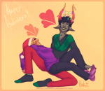  crustaceagenomn heart holidaystuck kanaya_maryam redrom rose_lalonde rosemary shipping 
