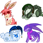  2026 animalstuck au beta_kids dave_strider food freckles fullres hat jade_harley john_egbert lying rose's_pink_scarf rose_lalonde sitting sleeping sphinx-xd transparent 