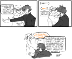  2019 ancestors bro fullres grayscale humanized lessoninfutility monochrome starter_outfit text the_sufferer word_balloon 