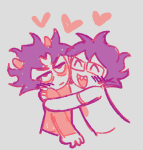  2025 blush communism fullres heart hug jaggy_lines john_egbert karkat_vantas monochrome onlysushicat redrom shipping sketch 