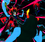  2024 back_angle broken_bow equius_zahhak fullres gamzee_makara melerbytes sober_gamzee starter_outfit sweat 