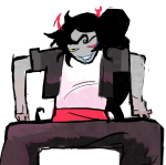  2026 c1ubdeuce candy_timeline fullres helltier homestuck:_beyond_canon no_glasses sitting solo vriska_serket 