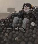  2020 domingo fullres horn_pile karkat_vantas rubber_horn sleeping solo starter_outfit 