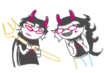  2025 blush body_modification dancestors doctoraiama dream_ghost feferi_peixes fullres meenah_peixes peixeses starter_outfit trident 