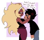  2026 casual feferi_peixes freckles fullres humanized karkat_vantas lifeblood redrom shipping starter_outfit text tornad0tommy word_balloon 